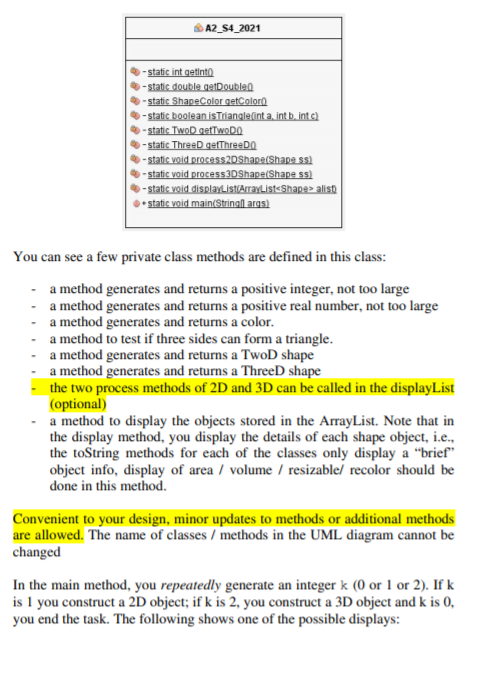 Objectives: Practice java programming with | Chegg.com
