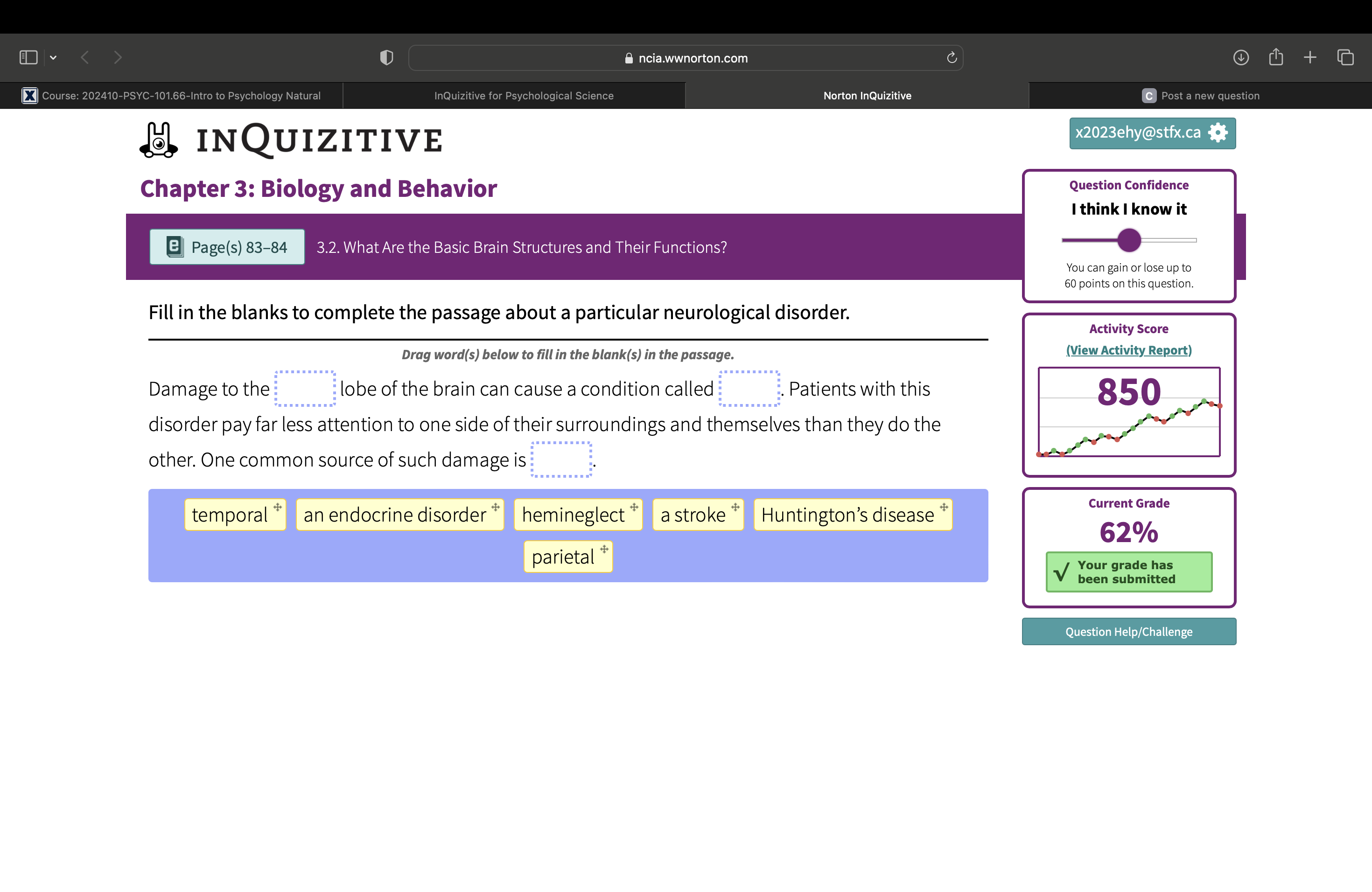 Solved 3.2. What Are the Basic Brain Structures and Their | Chegg.com