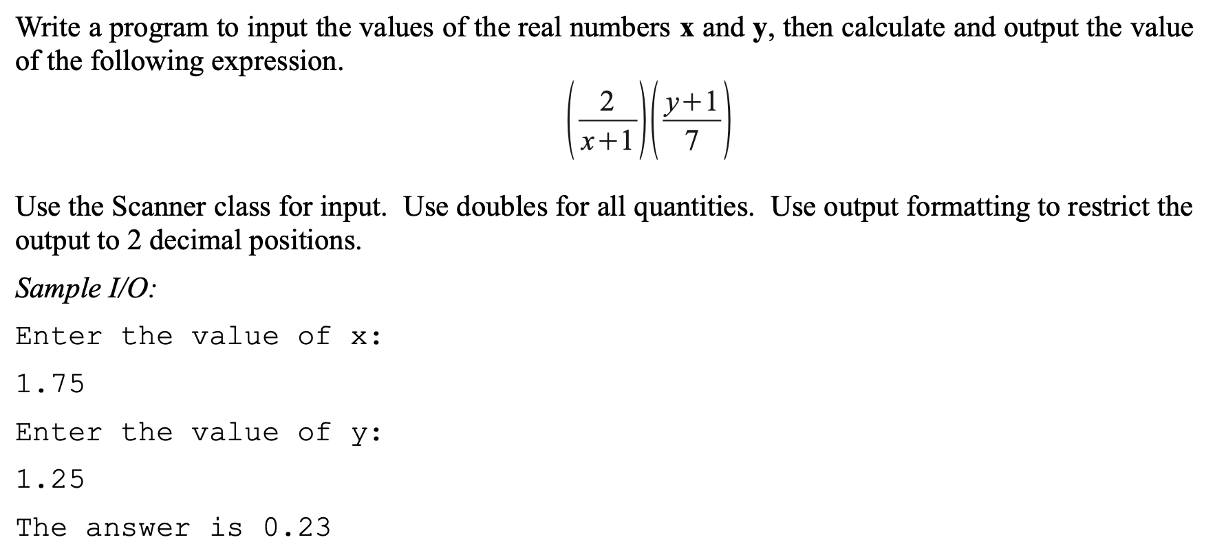 Solved Write a program to input the values of the real | Chegg.com