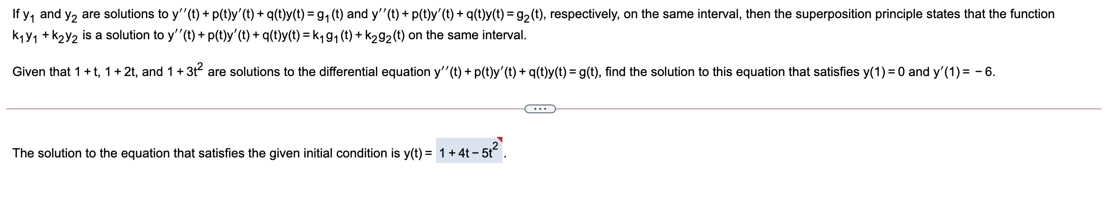 Solved The answer is already included but show how to solve | Chegg.com