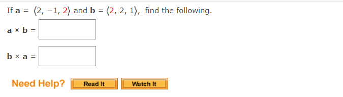 Solved If A= 2,−1,2 And B= 2,2,1 , Find The Following. | Chegg.com