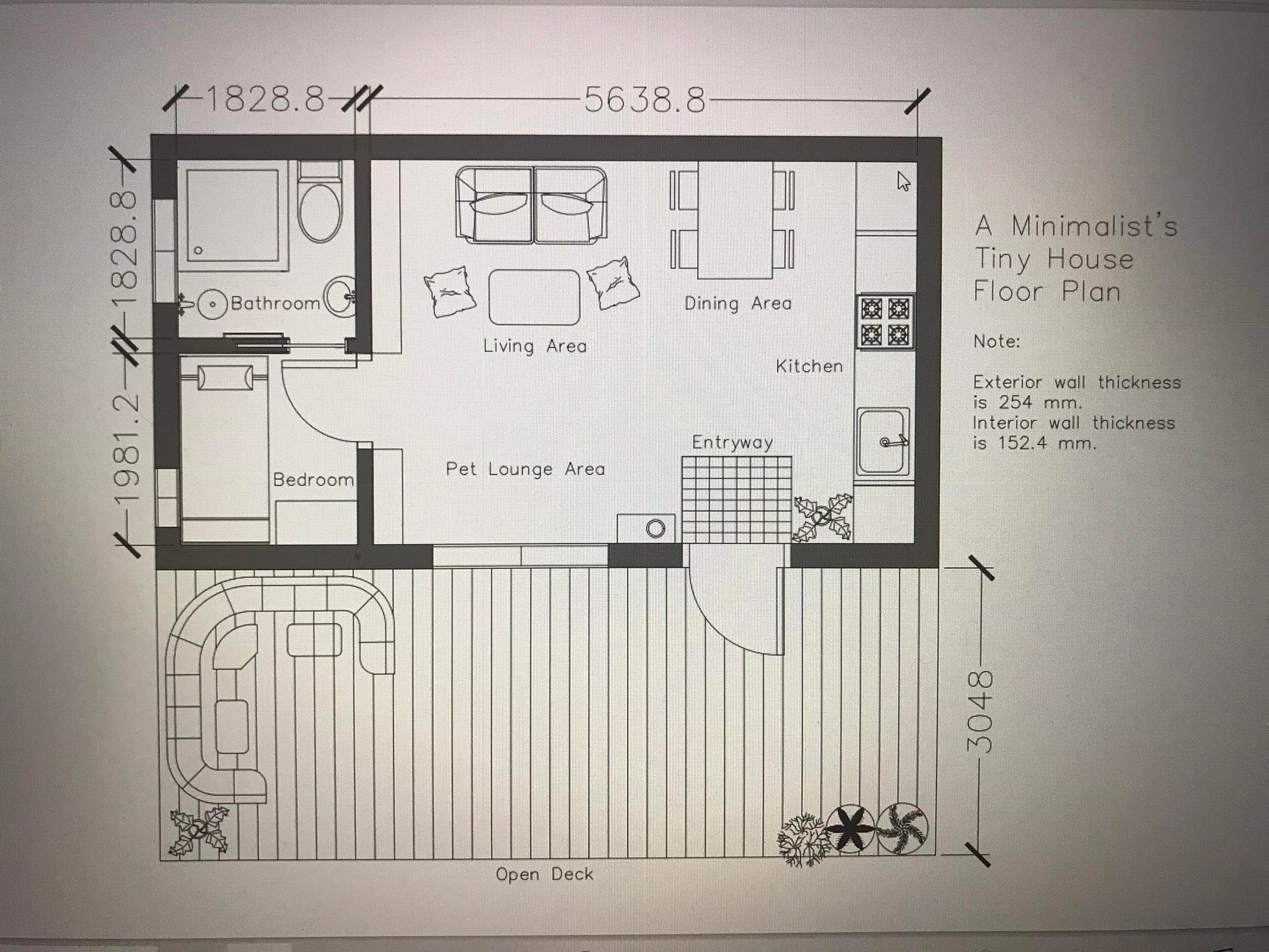 1 Storey House Floor Plan With Dimensions In Meters