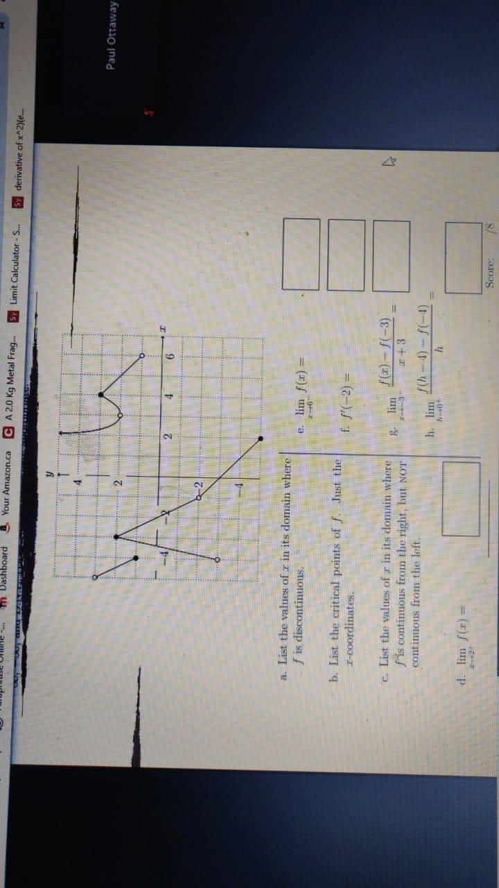 M Dashboard Your Amazon Ca C A 20 Kg Metal Frag Chegg Com