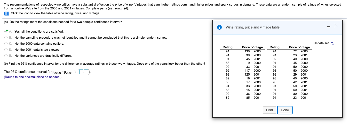 Solved he of respected wine critics have a