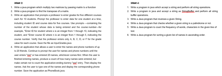 Solved Week 1: 1. Write a program in java that prompts for | Chegg.com