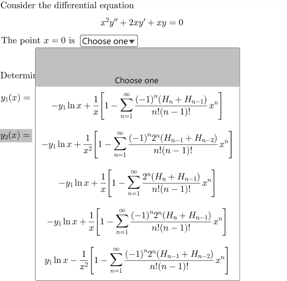 Solved Consider The Differential Equation X2y′′2xy′xy0 3828