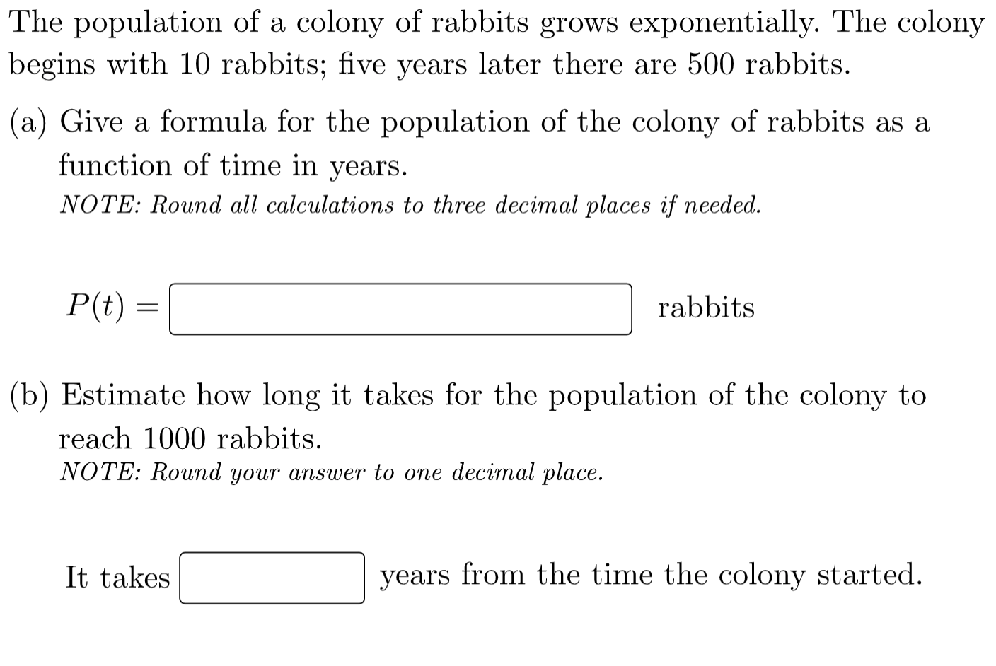 solved-the-population-of-a-colony-of-rabbits-grows-chegg