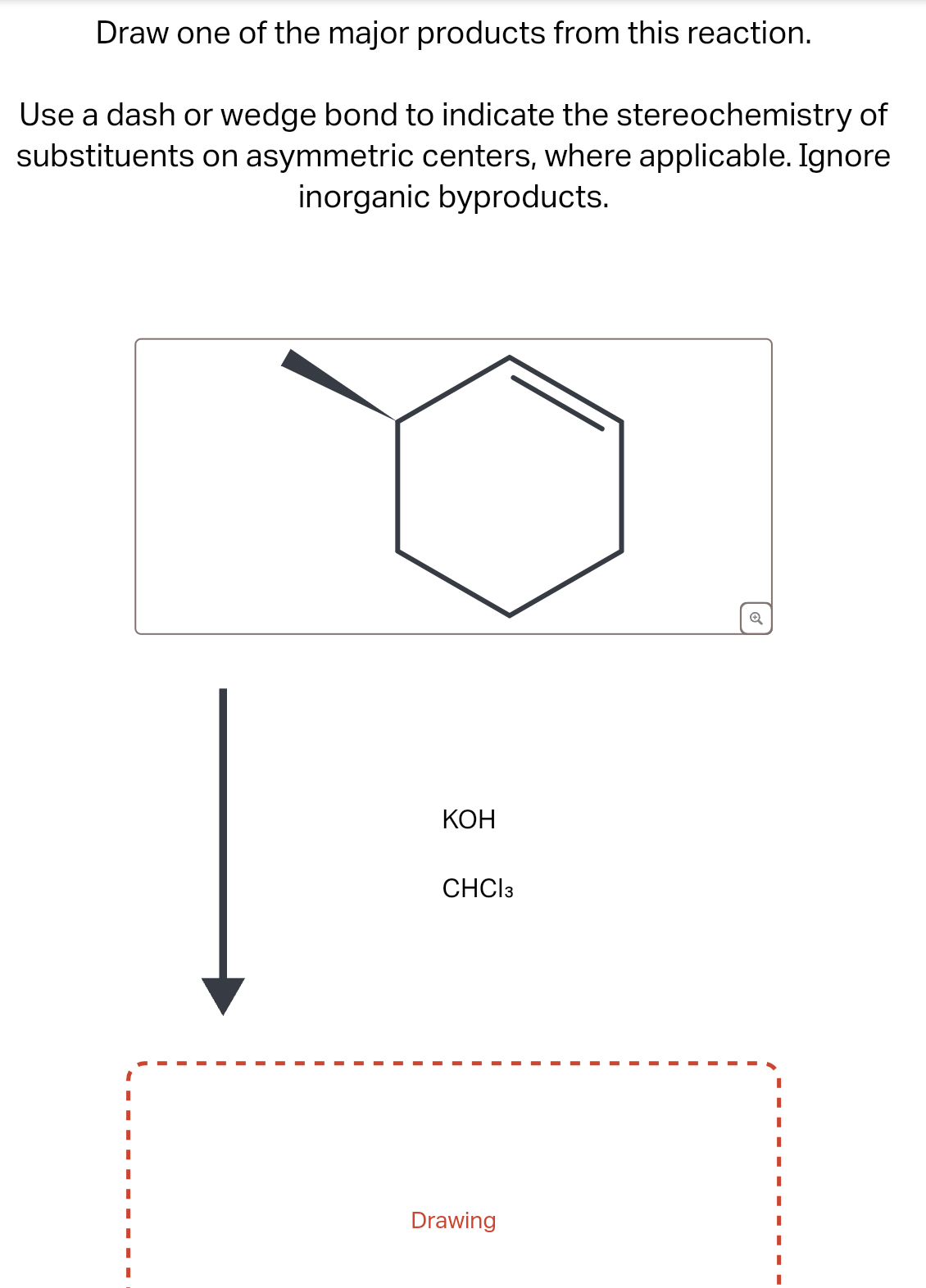 Solved Draw one of the major products from this reaction.Use