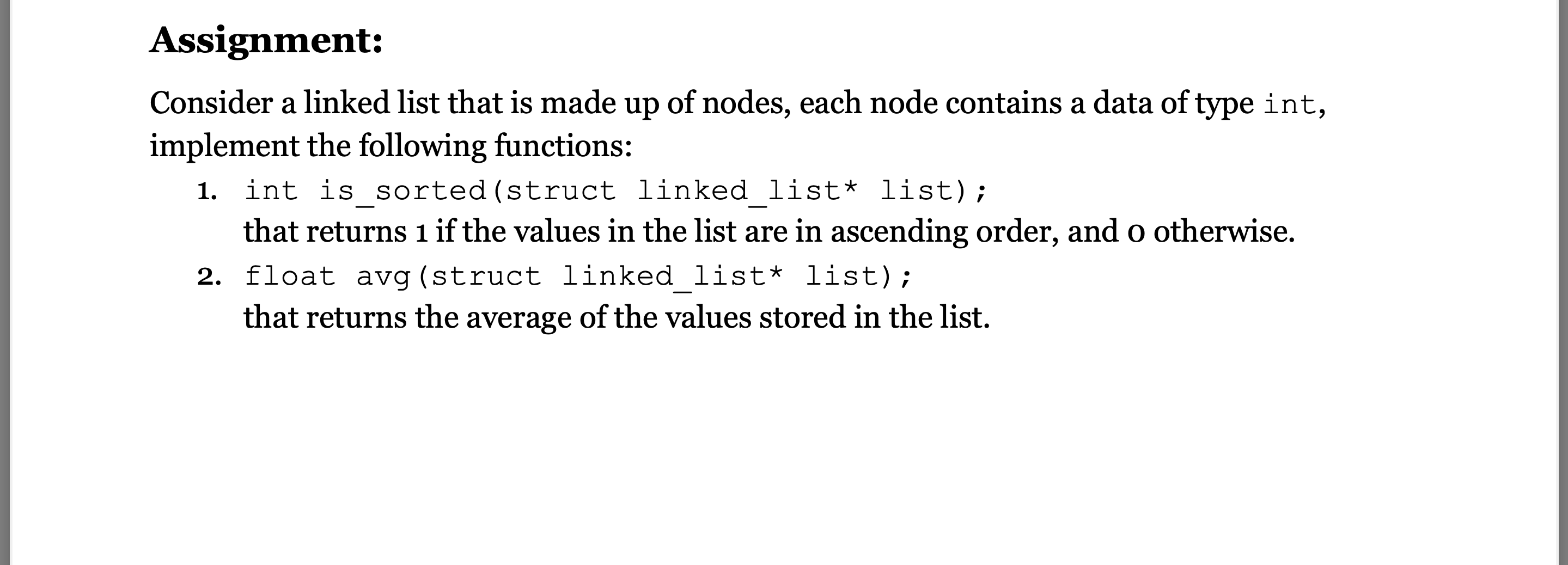 solved-assignment-consider-a-linked-list-that-is-made-up-of-chegg