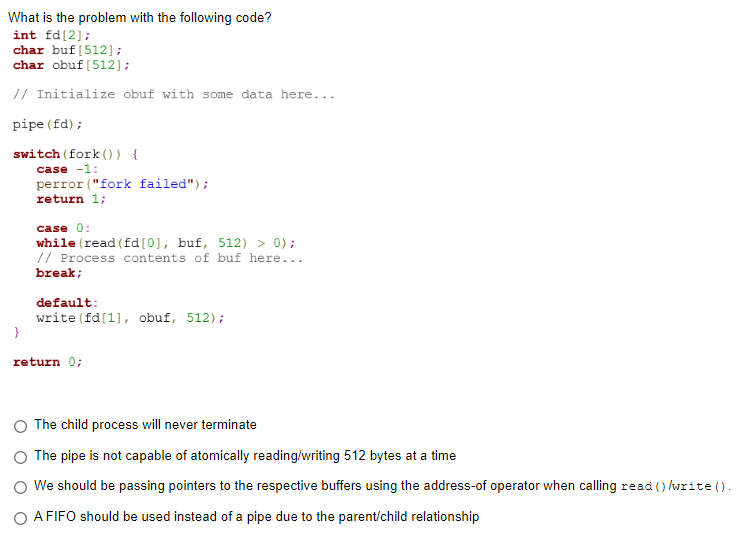 Solved What is the problem with the following code? int | Chegg.com