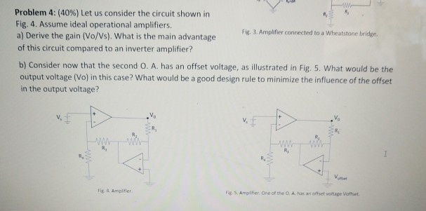 Solved Problem 4: (40%) Let us consider the circuit shown in | Chegg.com