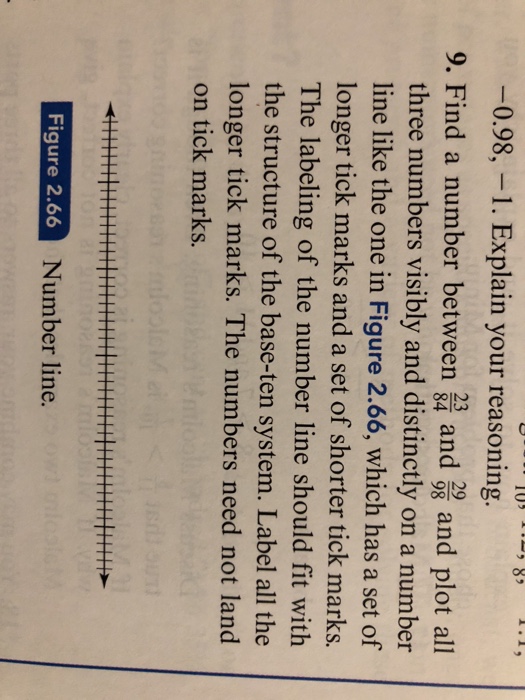 Solved 8 0.98,-1. Explain your reasoning. 9. Find a number | Chegg.com