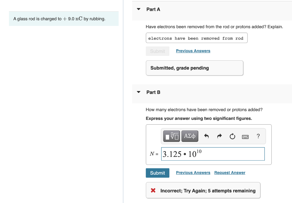 Solved Two Identical Metal Spheres A And B Are Connected By | Chegg.com