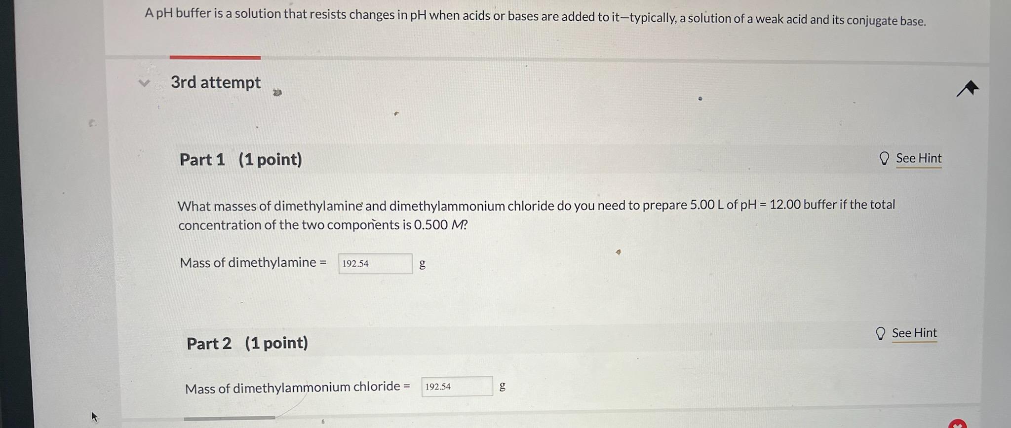 Solved A PH Buffer Is A Solution That Resists Changes In PH Chegg Com   Php9IhzQx