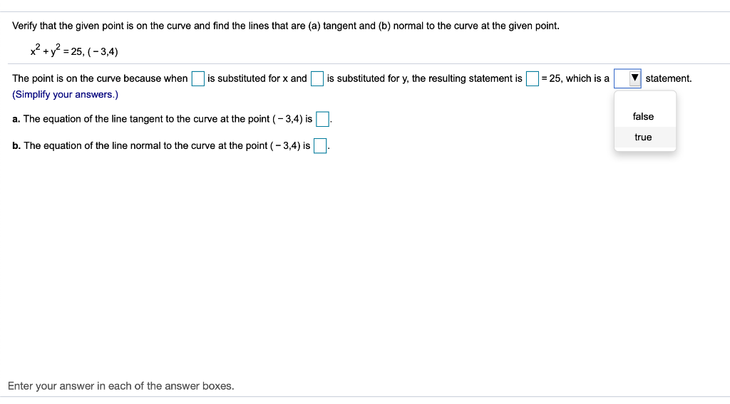 solved-verify-that-the-given-point-is-on-the-curve-and-find-chegg