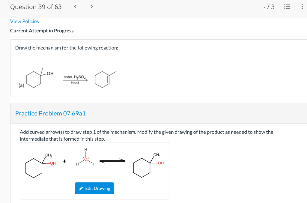 Solved Draw the mechanism for the following reaction: (a) | Chegg.com