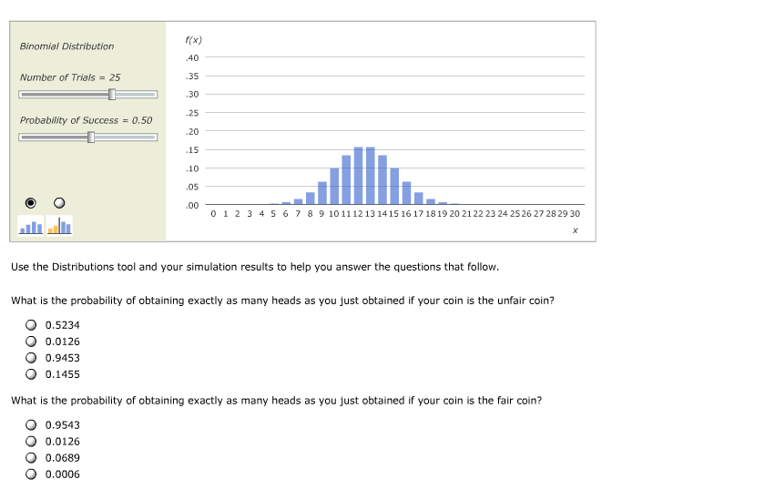 Solved 4. Flipping coins and the binomial distribution - | Chegg.com