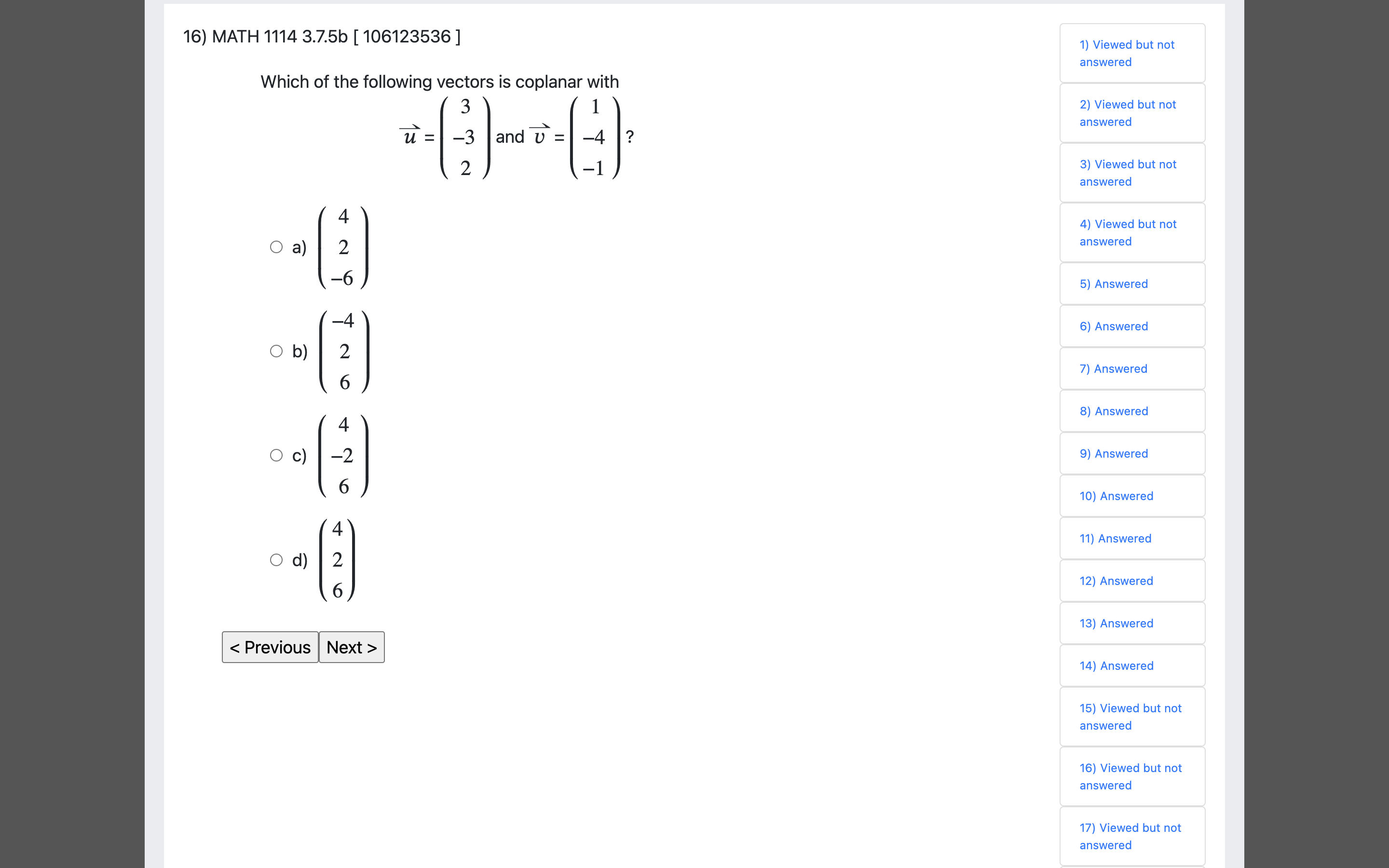 Solved Which of the following vectors is coplanar with | Chegg.com