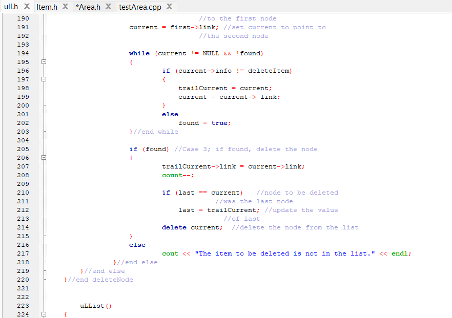 Solved Just need help with search member method c++. Thank | Chegg.com