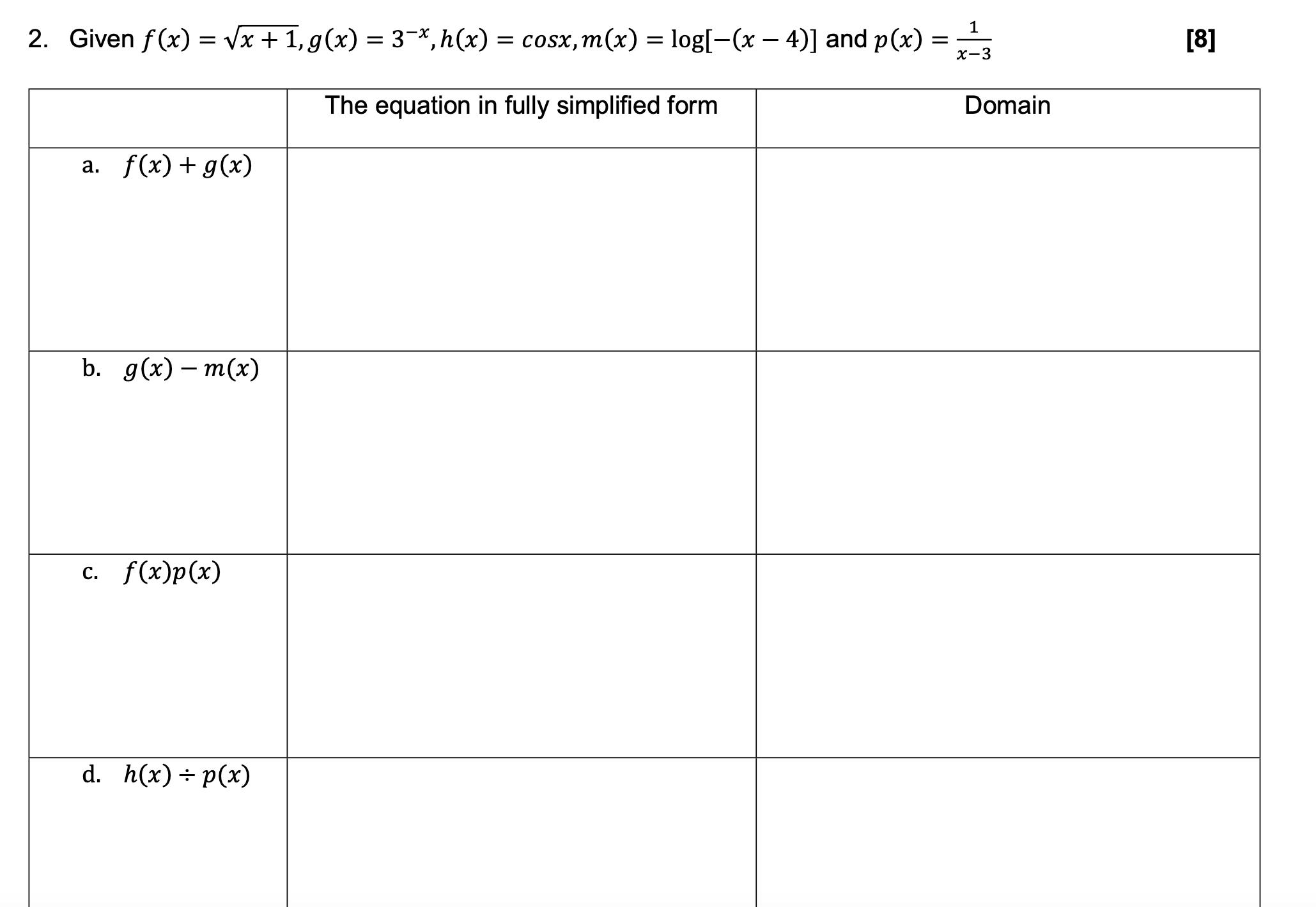 f-x-sqrt-x-1-g-x-3-x-h-x-cos-x-chegg