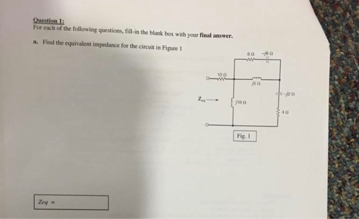 Solved Question 1 For each of the following questions, | Chegg.com