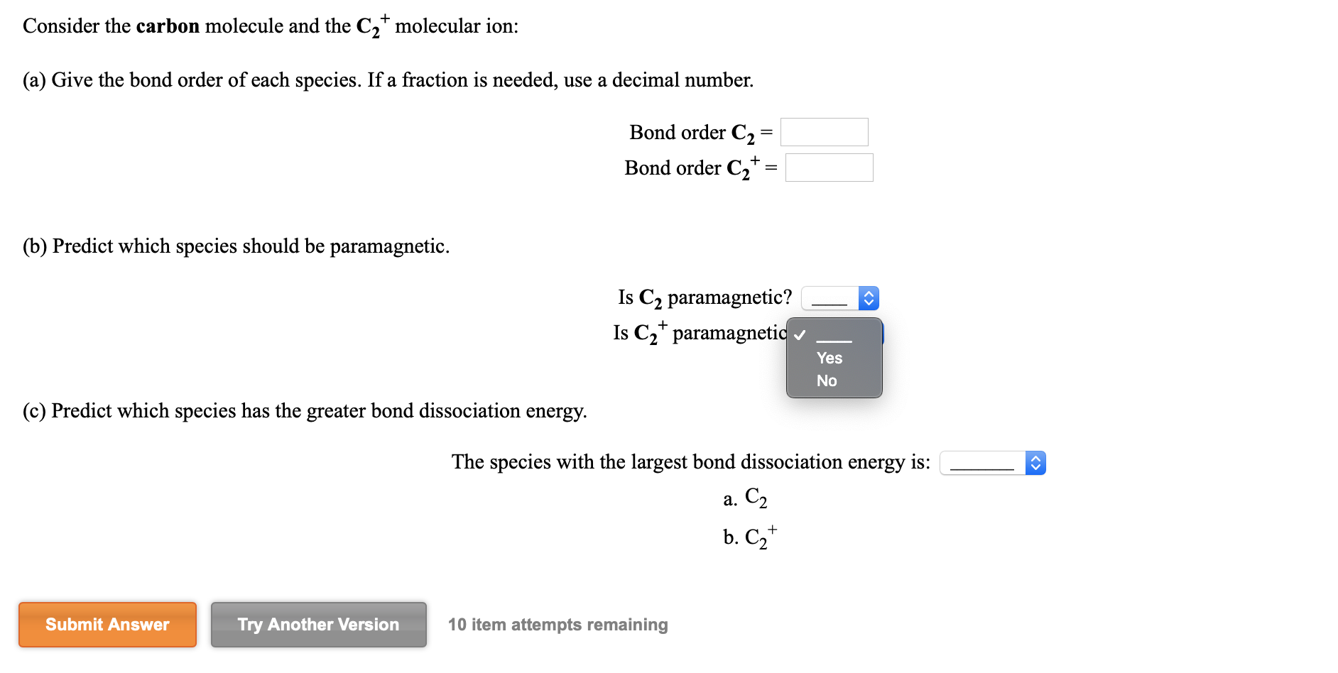 Solved What atomic or hybrid orbitals make up the a bond | Chegg.com