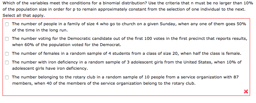 Solved which of the variables meet the conditions for a | Chegg.com