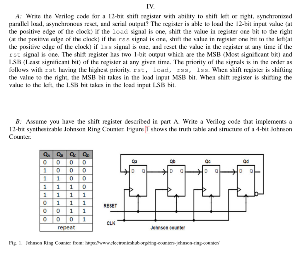 linear feedback shift register verilog