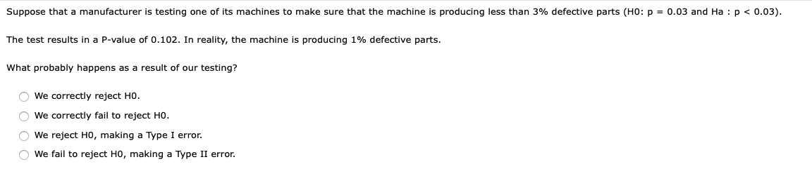 Solved A study was conducted to examine the impact of | Chegg.com