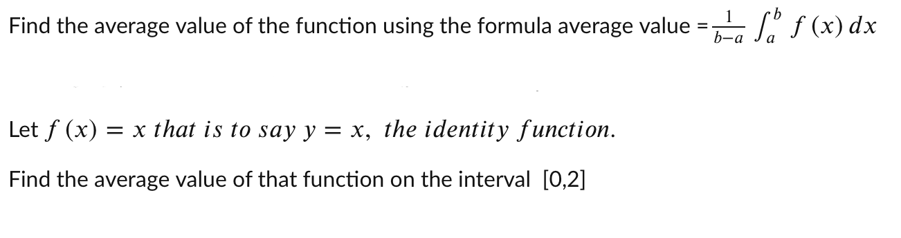 Solved Find the average value of the function using the | Chegg.com