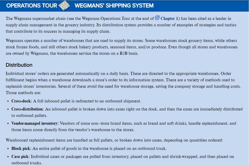 solved-reviewing-the-following-1-wegmans-food-markets-chegg