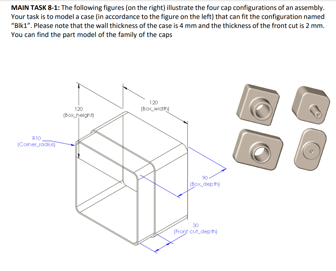 Solved MAIN TASK 8-1: The following figures (on the right) | Chegg.com