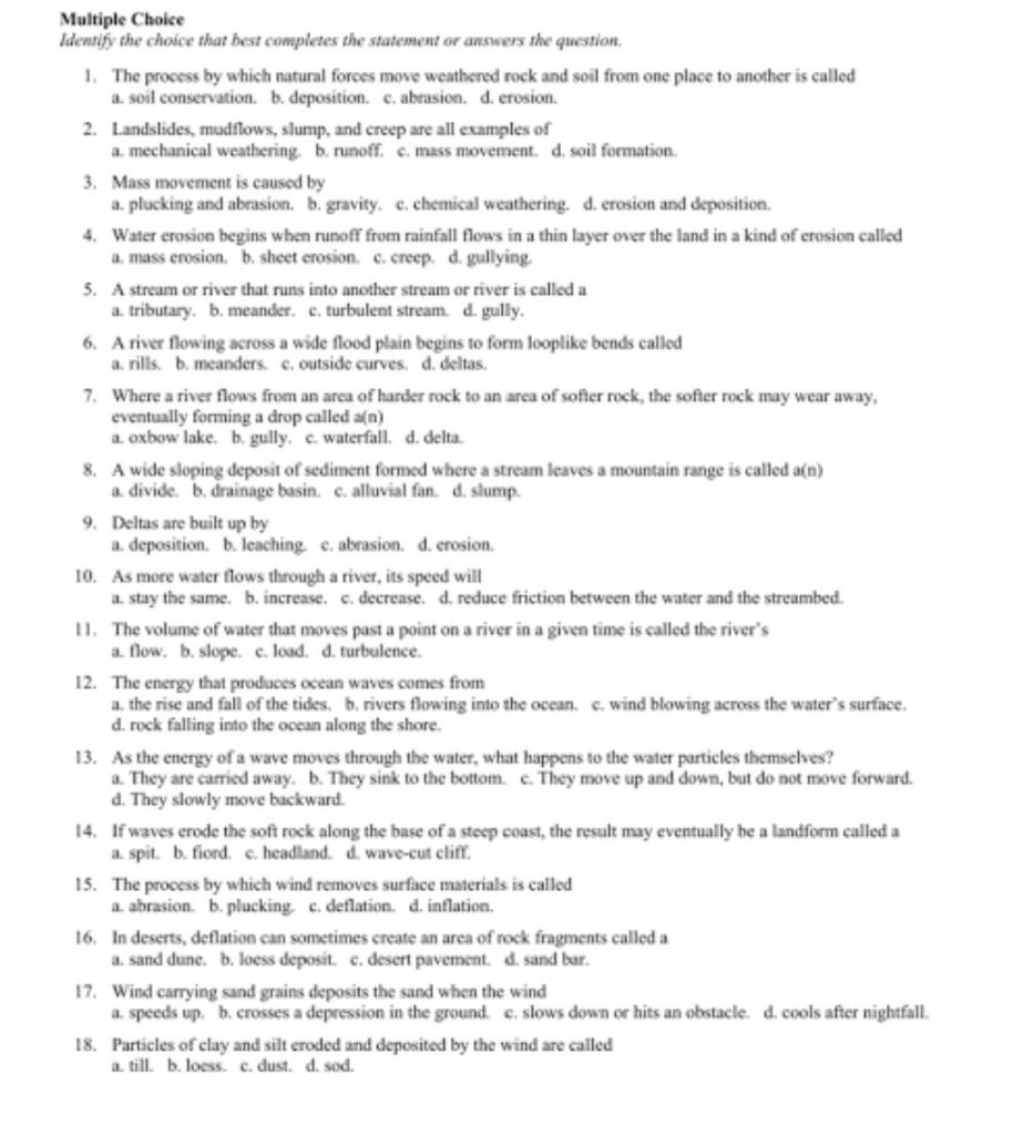 Solved Multiple Choice Identify the choice that best | Chegg.com