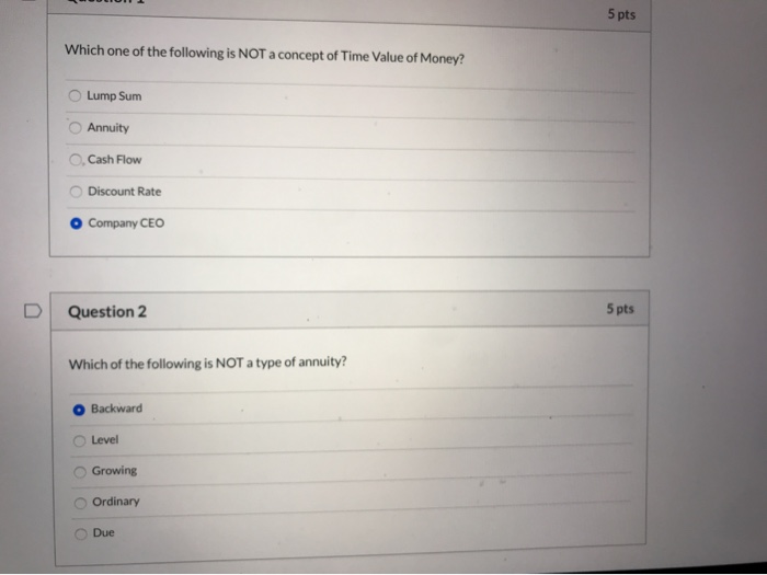 Solved 5 pts Which one of the following is NOT a concept of | Chegg.com