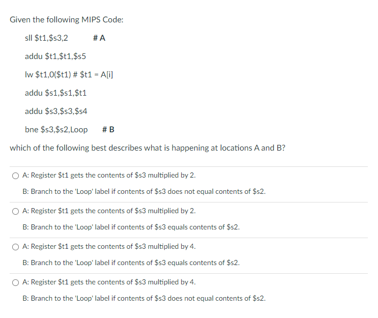 Solved 1-Format: opcode rs rt immediate J-Format: opcode | Chegg.com