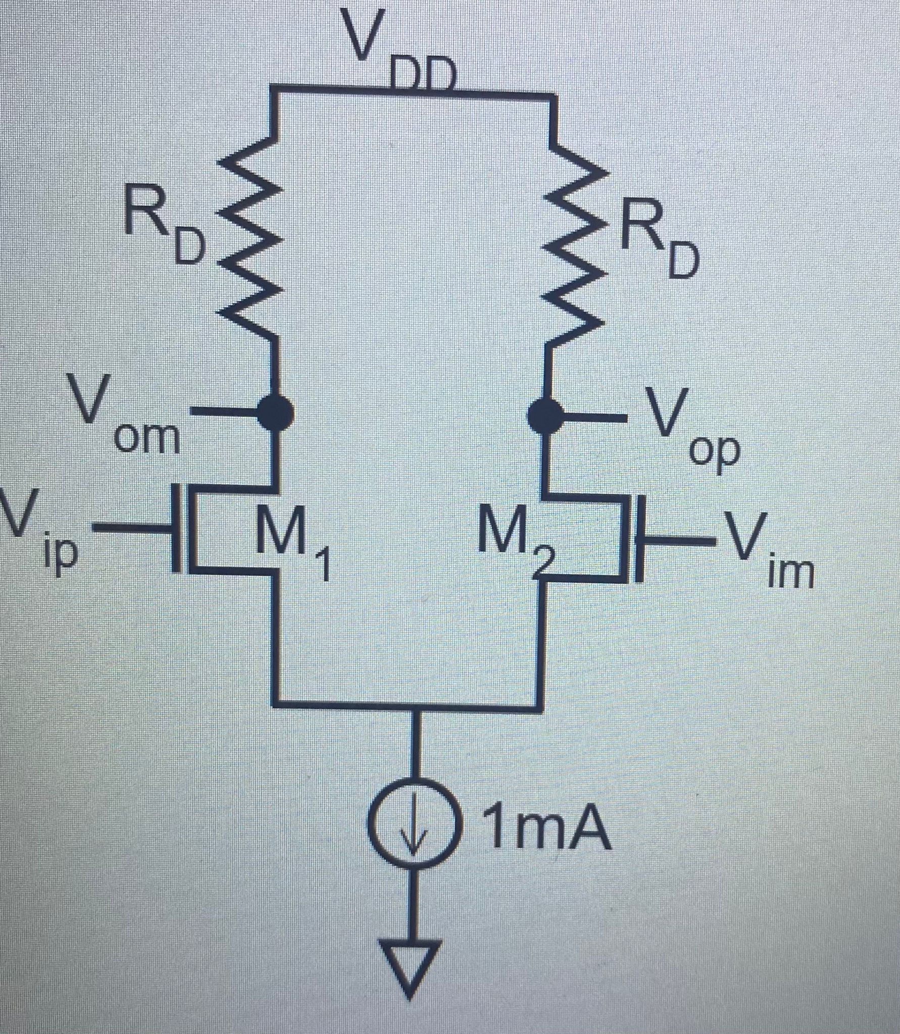 Solved A fully differential amplifier shown. The