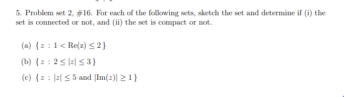 Solved 5. Problem set 2, \#16. For each of the following | Chegg.com