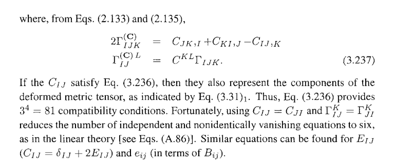 Solved 3) The compatibility equations for the engineering | Chegg.com