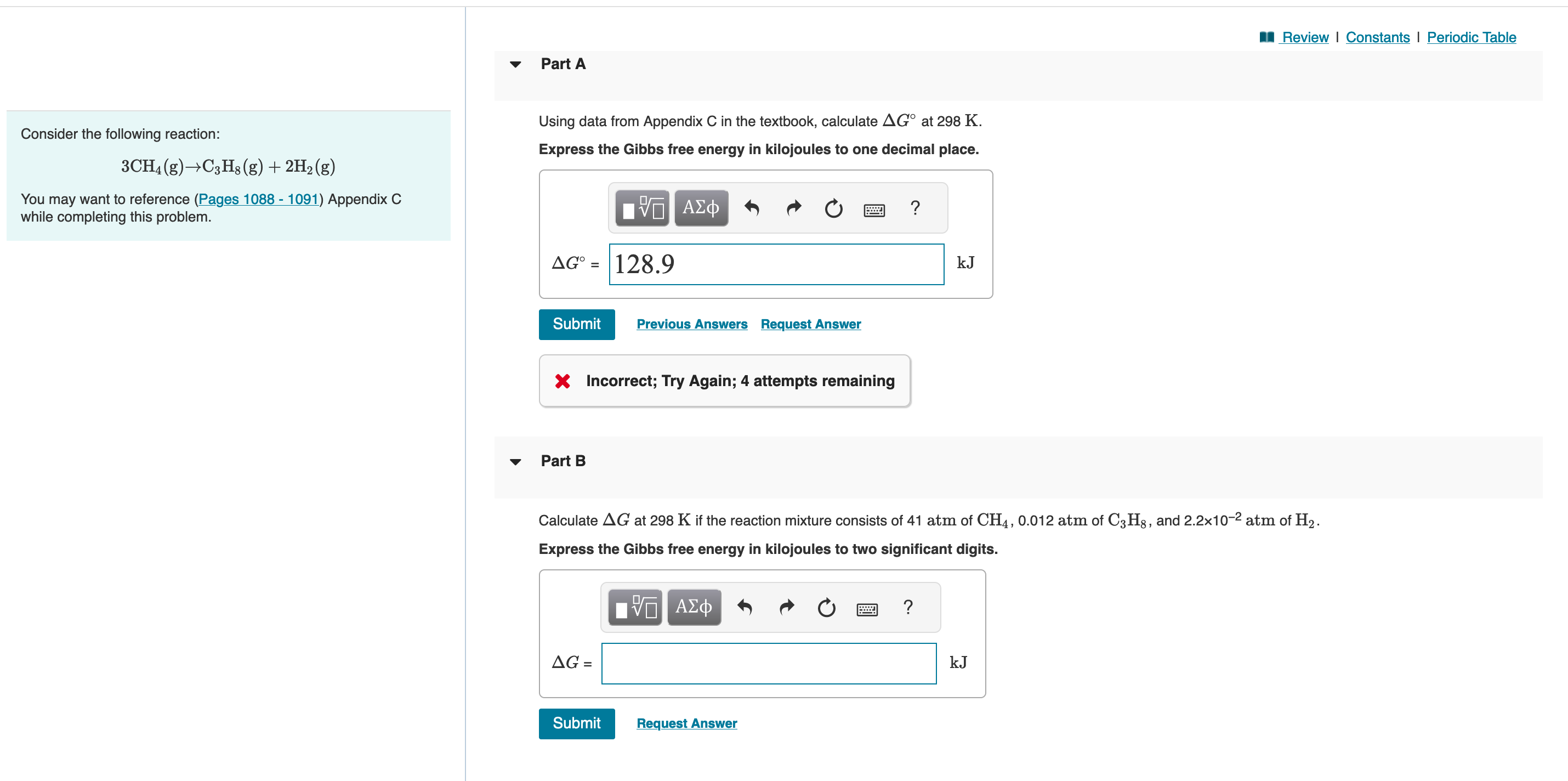 Solved Consider The Following Reaction: \\[ 3 | Chegg.com