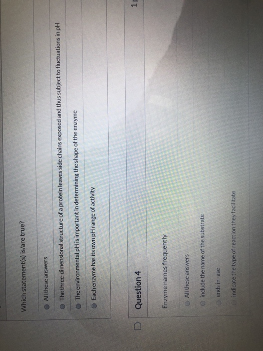Solved Question 1 1 pts Which of the following statements is | Chegg.com