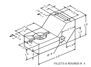 Round Engineering Example Solved 1 FILLETS&ROUNDS R.4 | Chegg.com