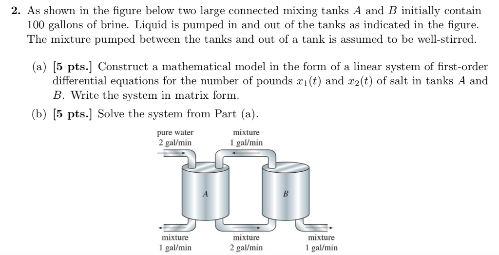 Solved 2. As shown in the figure below two large connected