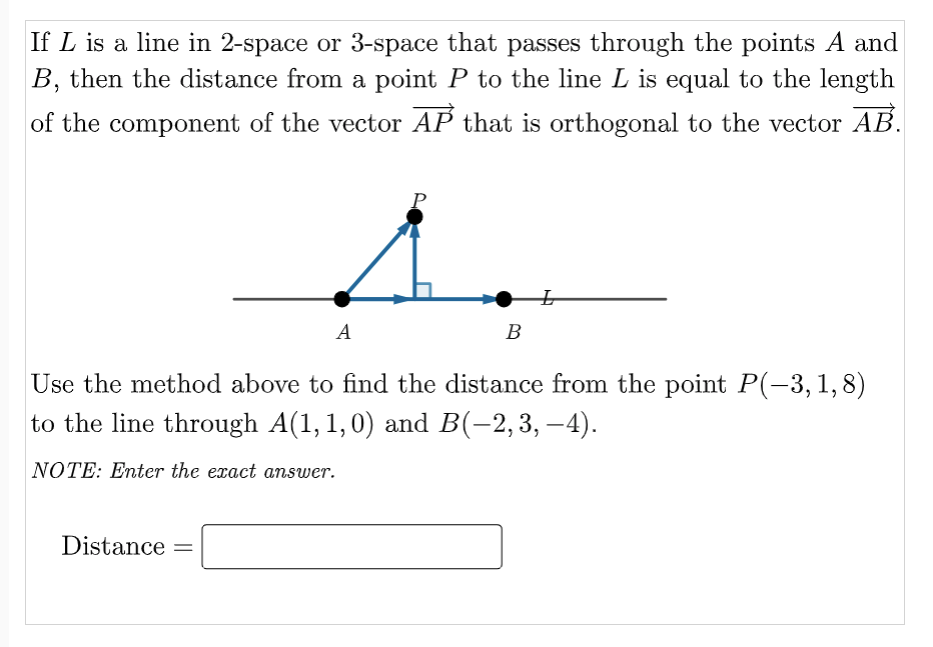 solved-if-l-is-a-line-in-2-space-or-3-space-that-passes-chegg