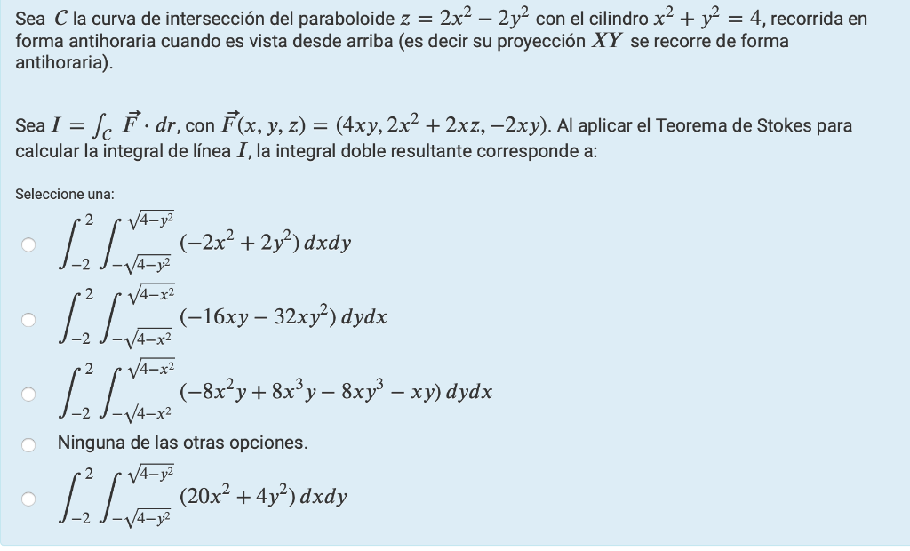 Solved Let C The Intersection Curve Of The Paraboloid Chegg Com