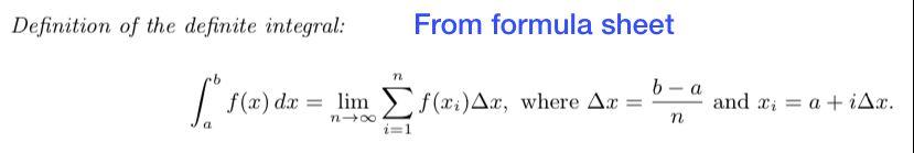 Solved Use the definition of the definite integral (see | Chegg.com