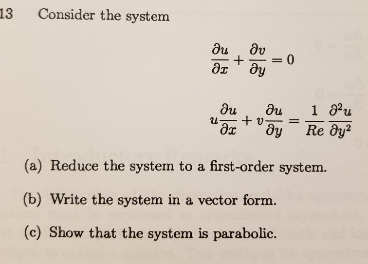 Solved 13 Consider the system (a) Reduce the system to a | Chegg.com