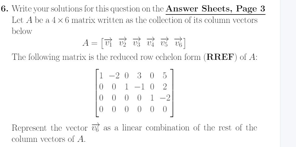 Solved Write your solutions for this question on the Answer | Chegg.com