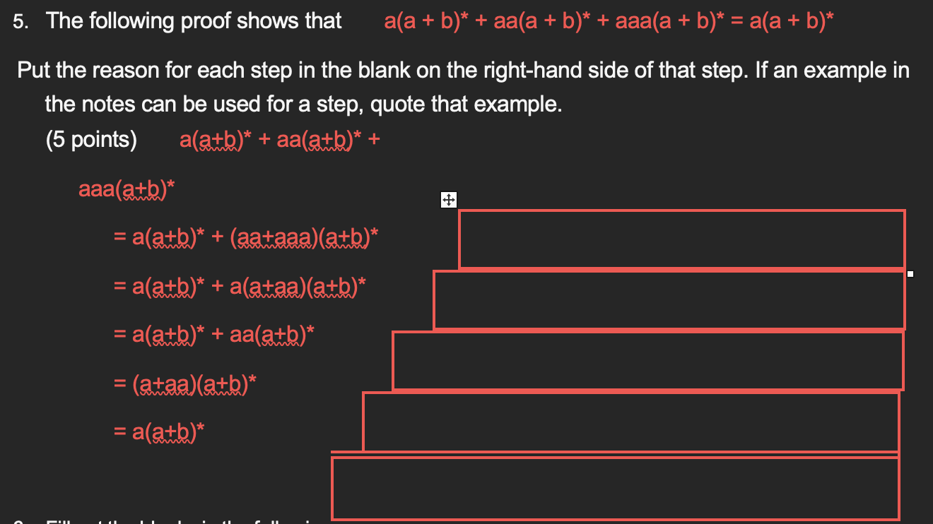 Solved 5. The Following Proof Shows That | Chegg.com