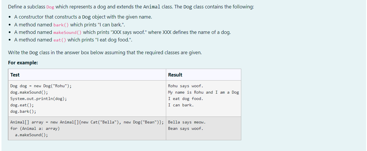 Solved for java:so i start with the code like this, abstract | Chegg.com