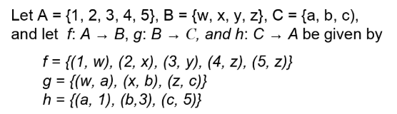 Solved Let A 1 2 3 4 5 B W X Y Z C A Chegg Com